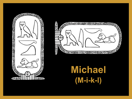 ADDING YOUR HIEROGLYPHIC NAME TO THE CARTOUCHE